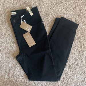 Madewell 9" Skinny Jeans in Black Frost